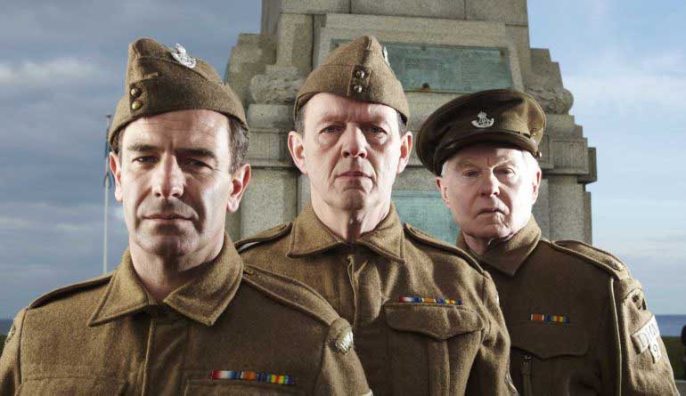 Robson Brown, Kevin Whately and Sir Derek Jacobi in Joe Maddison’s War